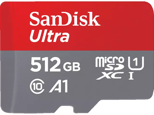 Tarjeta de memoria SanDisk Ultra 512 GB Micro SDXC Clase 10 Full HD 120 MB/s