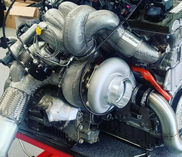 RS3, TTRS 1100HP Turbo kit.  Downpipe, manifold 9 Second Kit Storm Developments