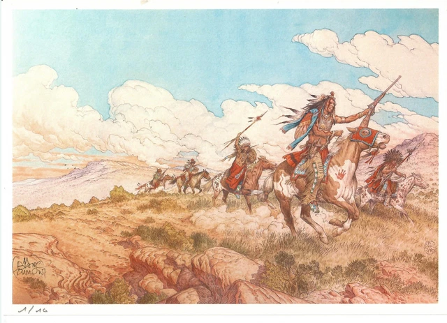 Estampe D'art Signée Mark Maggiori "Appel Des Ancêtres" - 24x22" - Numérotée - Neuf