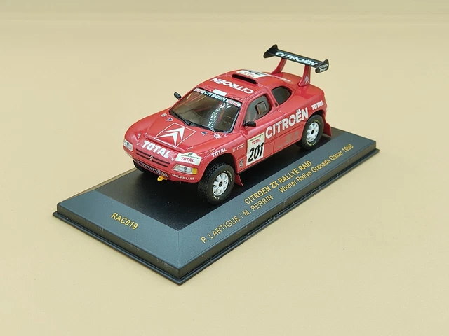 Citroën ZX Rallye Raid – 1er Grenade-Dakar 1996 – IXO 1/43 – Pilotes Lartigue/Perrin