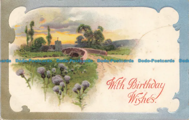 R668713 With Birthday Wishes. Wildt and Kray. 1908