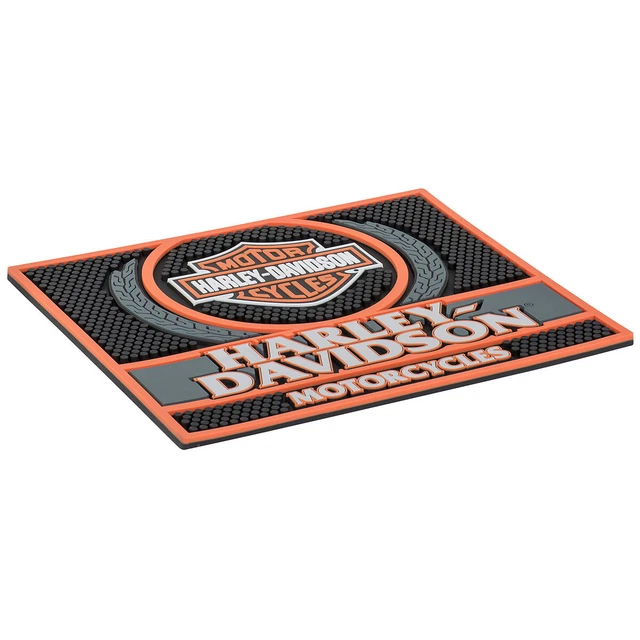Harley-Davidson Licensed Harley-Davidson Bar Mat "H-D Motorcycles" HDL-18591  Bl