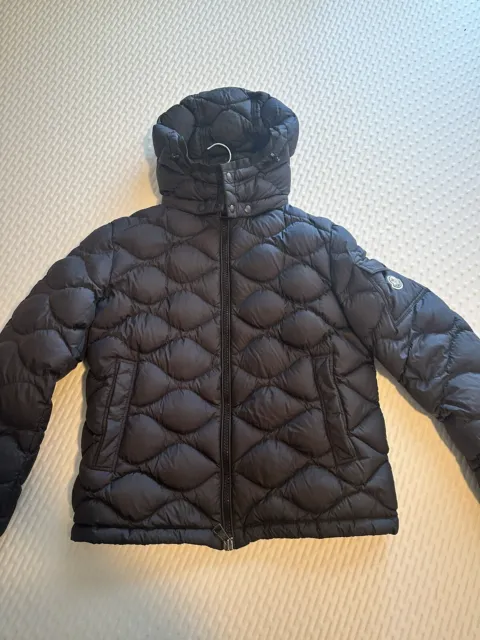 MONCLER Morandieres Giubutto Mens Down Puffer Jacket Blue Size 3