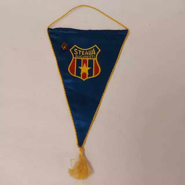 Romania Steaua Bucuresti Football Pin Enamel Red Star Army Club