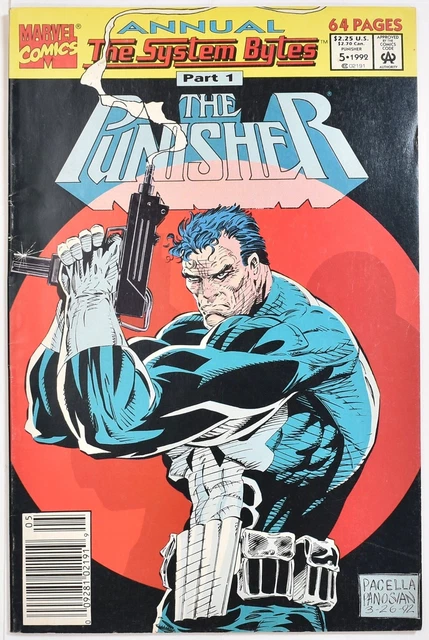 The punisher Part 1 Annual 5 The system bytes Marvel Comics