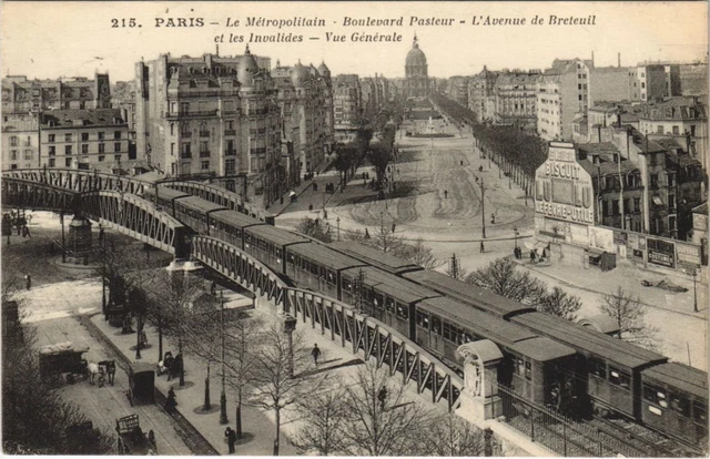 CPA PARIS 7e Le Metropolitain Bd Pasteur (998147)