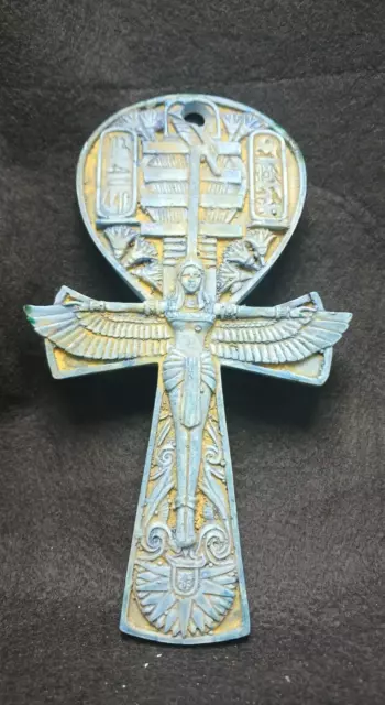 Ancient Egyptian Pharaonic Antiquities Ankh Key Egypt Antique With Isis BC