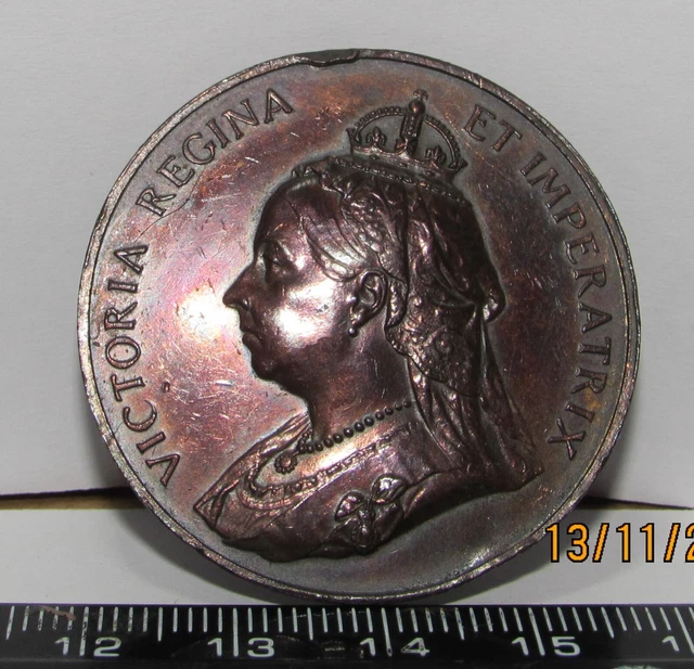 Queen Victoria Diamond Jubilee Bronze Medal 1897 - Large 39mm across
