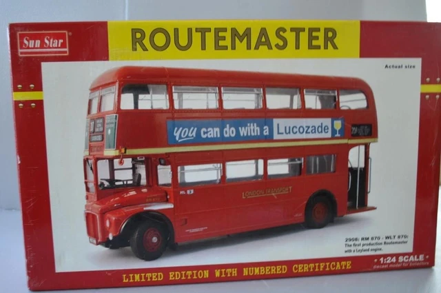 SUNSTAR 1:24 - Routemaster Bus Rm 870 Wlt 870 Route 207 Uxbridge £89.99 ...