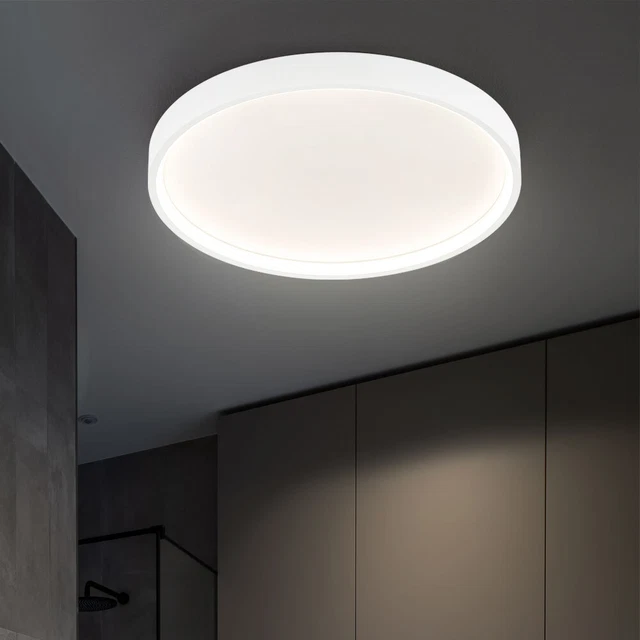 Plafonnier compatible variateur discret LED intégrées - Belina
