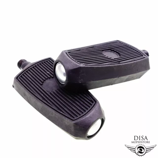 Pedale Pedal Satz Schwarz Mofa Moped für Puch Maxi MS MV