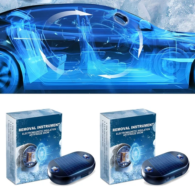 Déneigeur électromagnétique Pour Pare-brise De Voiture - Portable Et Léger - Capteur De Température Intelligent - Économique Et Facile à Utiliser
