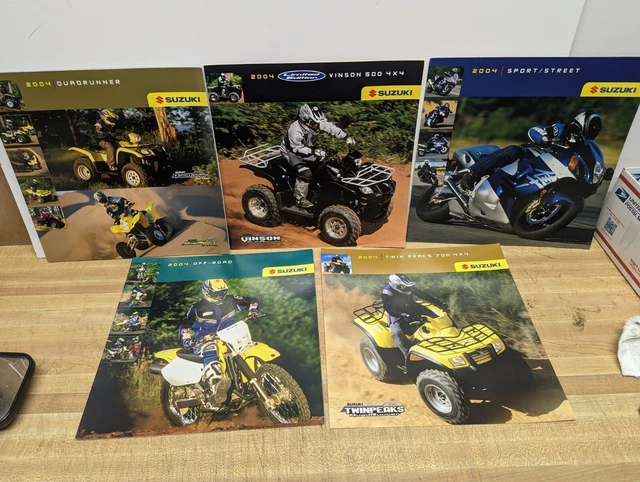 2004 Suzuki Motorcycles & ATV Dealer Brochures