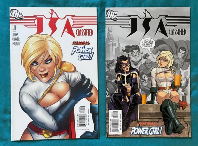 JSA Classified 2 PC LOT - 2nd and 3rd Print Variant Editions. (8.0/8.5) 2005