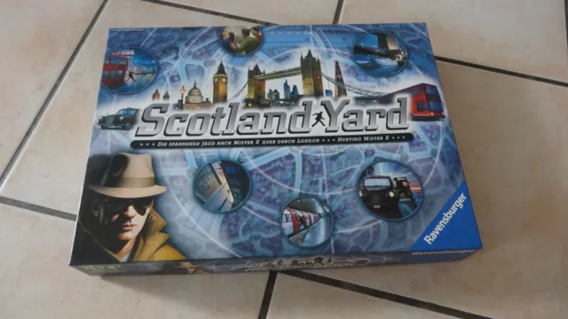 Brettspiel, Gesellschaftsspiel,Scotland Yard, Mister X quer durch London Famile,