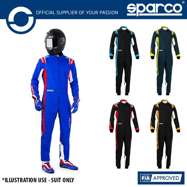002342 SPARCO THUNDER Karting Race Suit Kart (CIKFIA Level 2) Adult