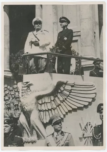 Le Dulce Benito Mussolini et Ramón Serrano Suñer. Fascisme. Francisme. 1939.