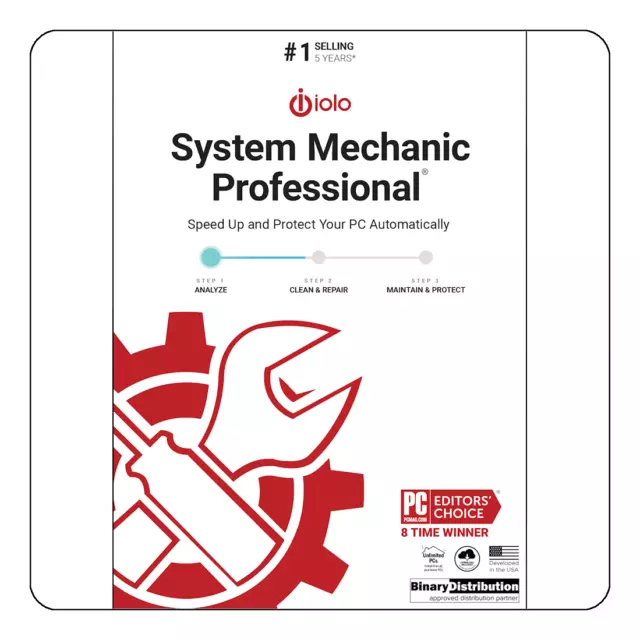 Iolo System Mechanic Professional - 10 PC - 1 Year - [Download]