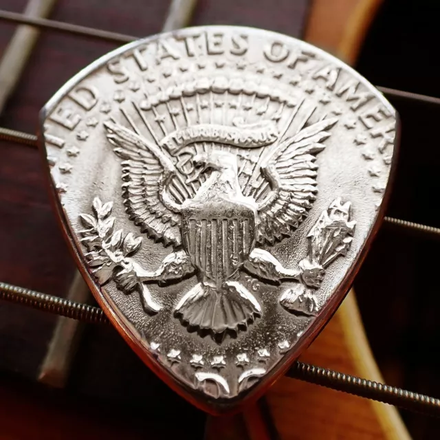 Half Dollar Coin Guitar Pick+ Fender Telecaster Stratocaster Neck Tele Strat ART