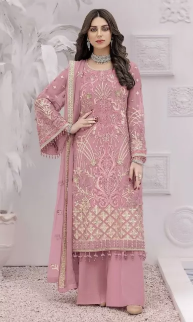 Women Designer Dupatta Pakistani Salwar Kameez Palazzo Indian Kurta Kurti Gown