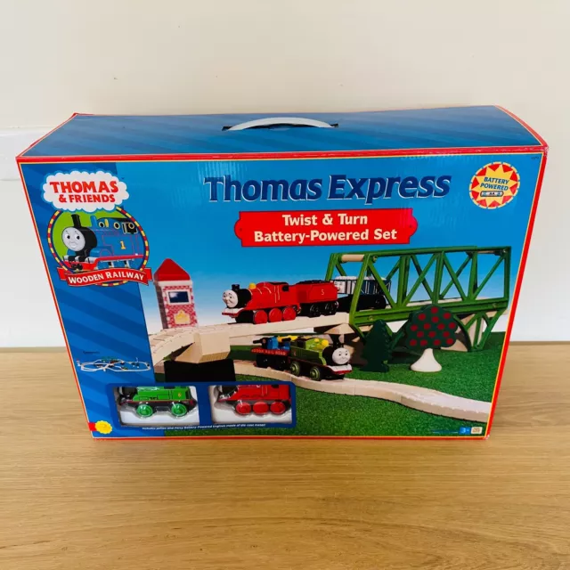 Thomas Express Twist & Turn Battery Powered Set Thomas  & Friends Wooden Trains 2