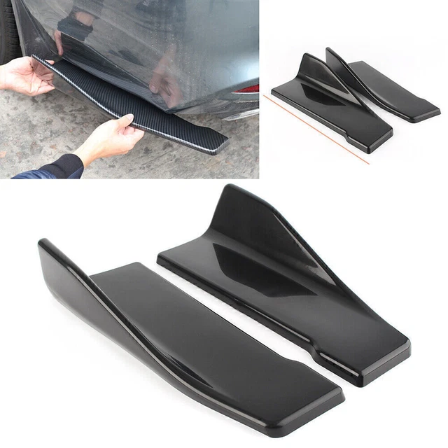 35cm Car Rear Bumper Spoilers Lip Skid Strip Spliter Universal For SUV Trunk
