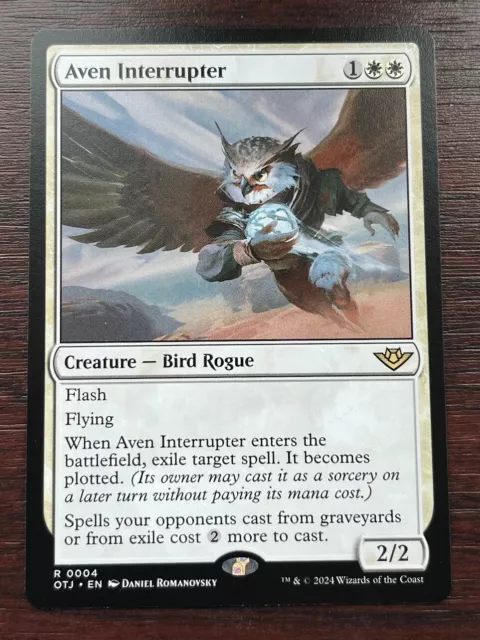 1x AVEN INTERRUPTER - Outlaws - MTG Magic the Gathering