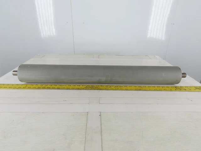Idler Conveyor Roller 4"x34" Long 1-3/16" Shaft 34-1/4" BF