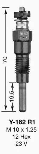 Ngk 2431  Y-162R1 - Genuine Glow Plug  Nissan