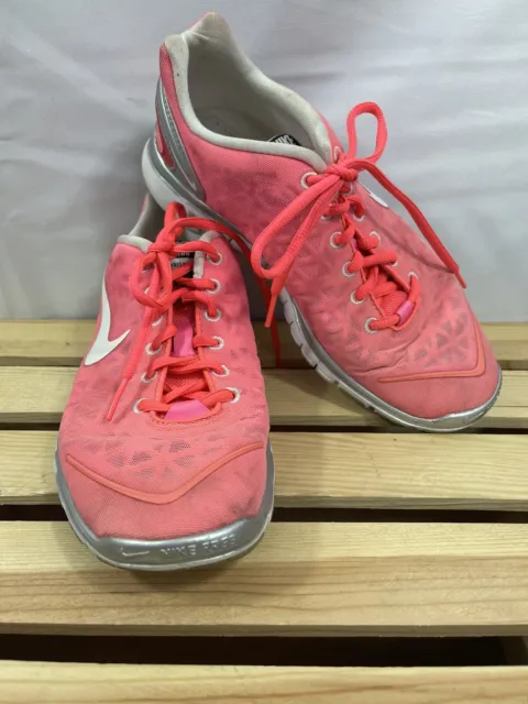 Nike Women's Free Fit 2 Training Shoes Pink 487789-601 Low Tops Size 7