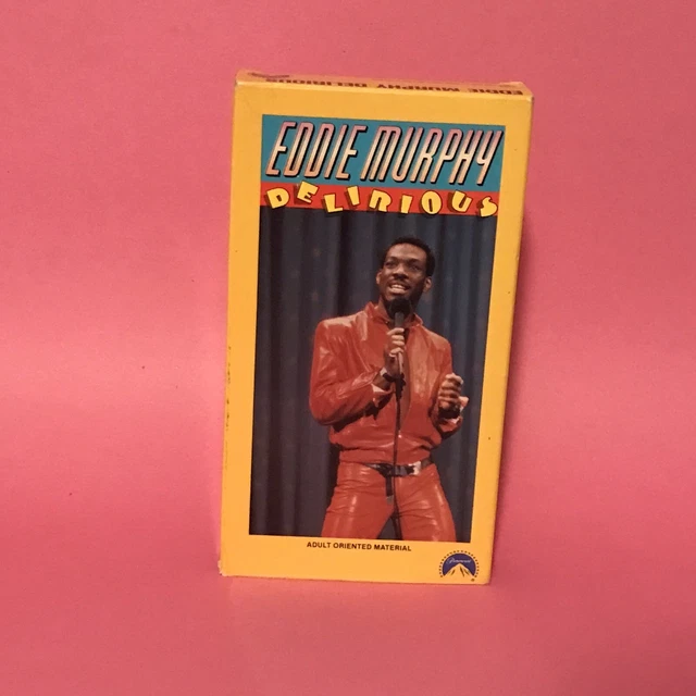 EDDIE MURPHY * DELIRIOUS * VHS * PARAMOUNT * RED LEATHER COMEDY