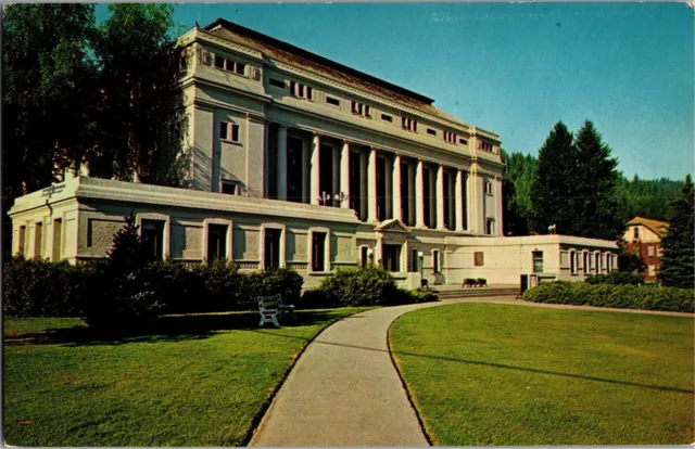 Plumas County Court House Quincy CA Vintage Postcard T12