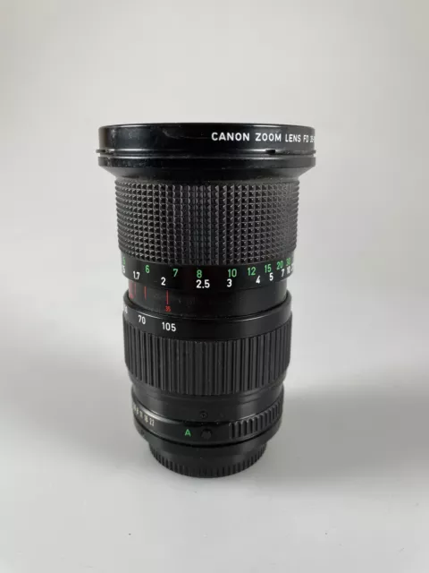 Canon New FD NFD 35-105mm f3.5 MF Zoom Lens