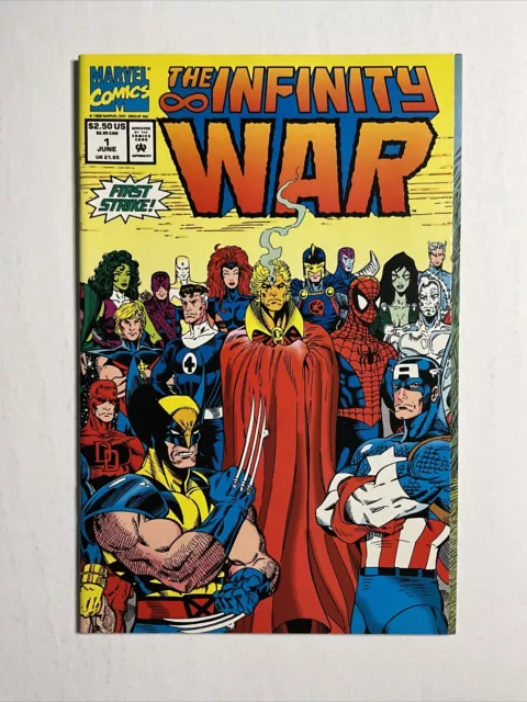 Infinity War #1 (1992) 9.4 NM Marvel High Grade Comic Book Adam Warlock Thanos