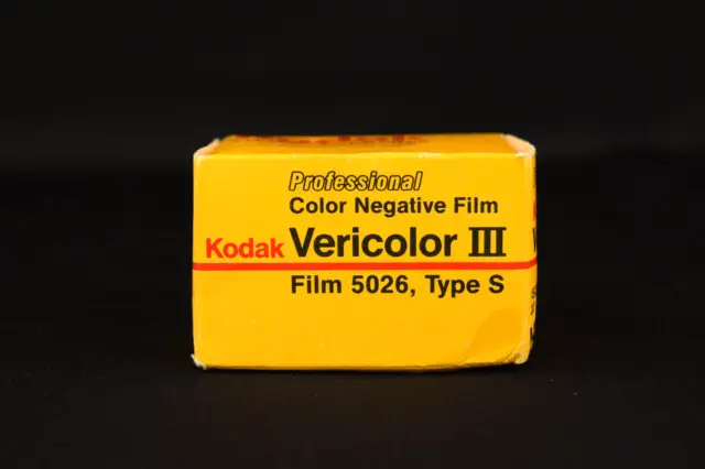 Kodak Vericolor III VPS 135-20 Pro Color Negative Film 5026 Type S EXPIRED 09/86