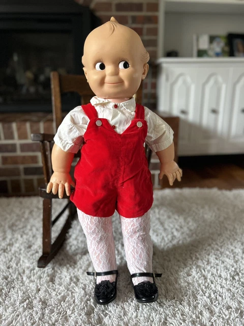 1960 S 27 CAMEO Kewpie Doll with Dress shoes socks 3 Outfits