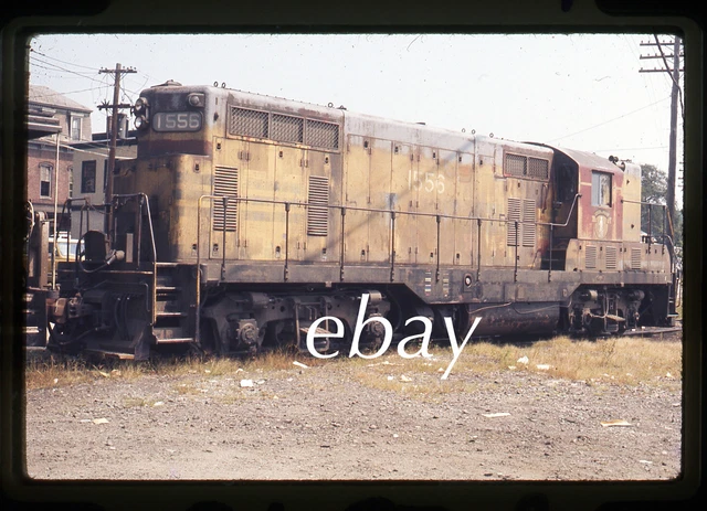 Orig Slide Boston & Maine B&M #1556 GP7 1973