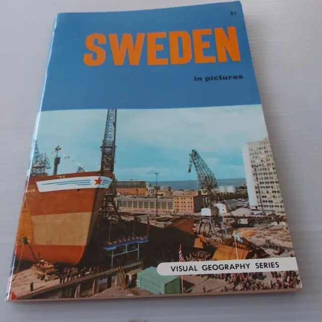 1967, Sweden In Pictures, Visual Geography Series, Paperback Booklet