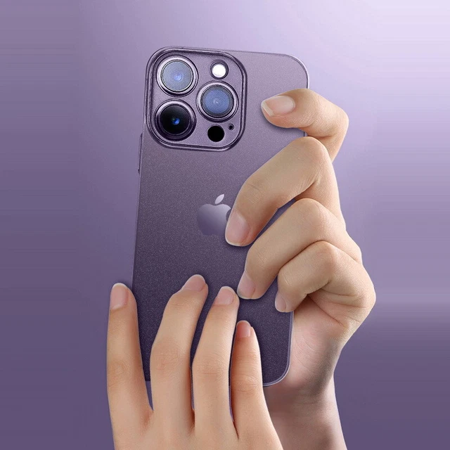 Für iPhone 14 13 Pro Max 12 11 XR 14 Plus Ultradünn Matt Hart Klar Hülle Cover 8