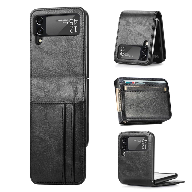 Coque pour Samsung Galaxy Z Flip 4 5G - Étui de Téléphone Portable Clapet Housse