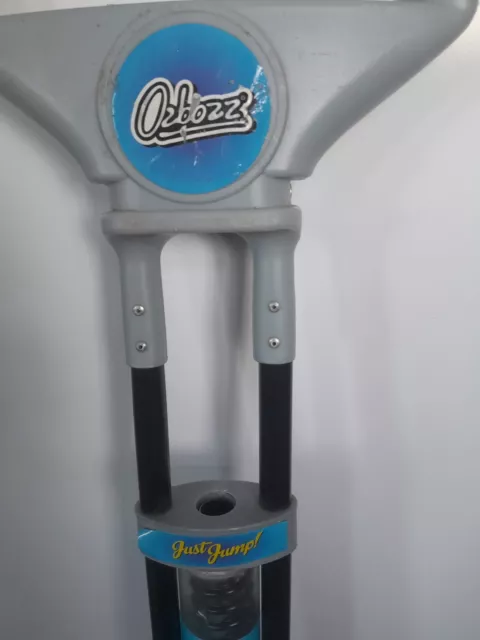 Ozbozz Boy's Pogo Stick / Jumper 39" Blue/Silver 2
