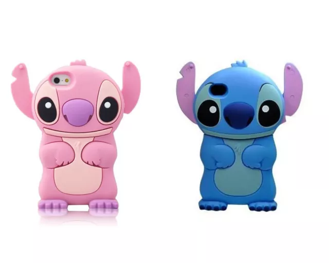 Coque Housse Etui en Gel Silicone Pour Iphone 6 plus /6+ 5.5'' - Lilo & Stitch