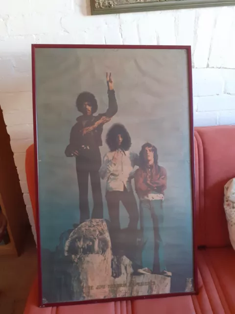 Jimi Hendrix Experience 1969 Rare Vintage Poster