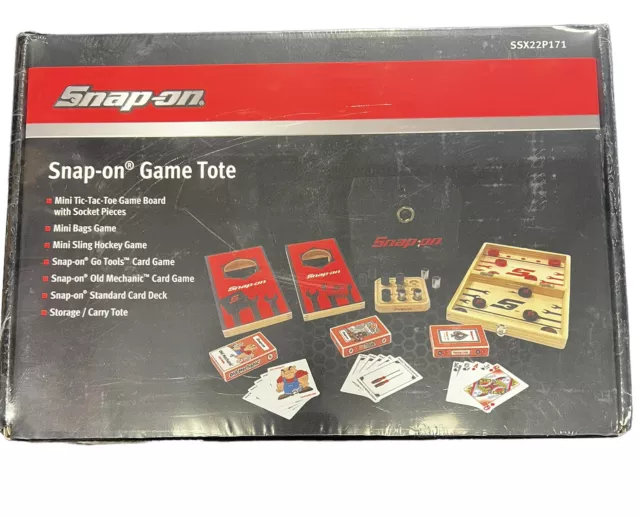 Snap On Tools 6 Games w Game Tote SSX22P171 New Never Opened