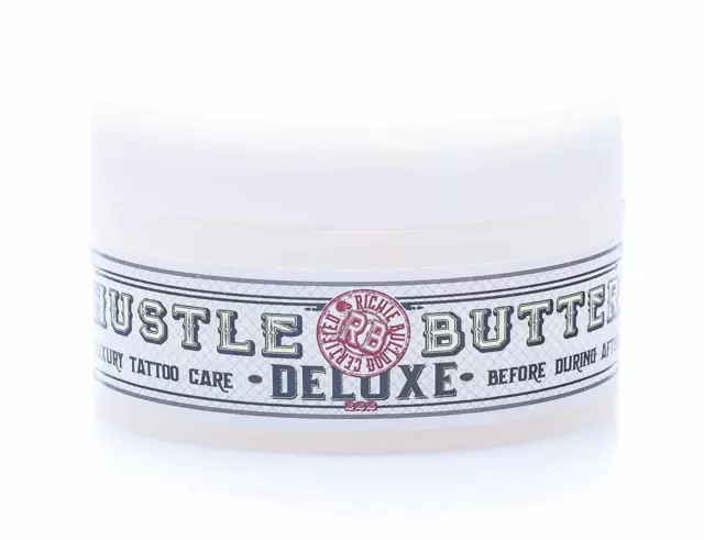 Hustle Butter Deluxe Vegan Tattoo Care 150ml Tub Tattoo Butter for Before Durin