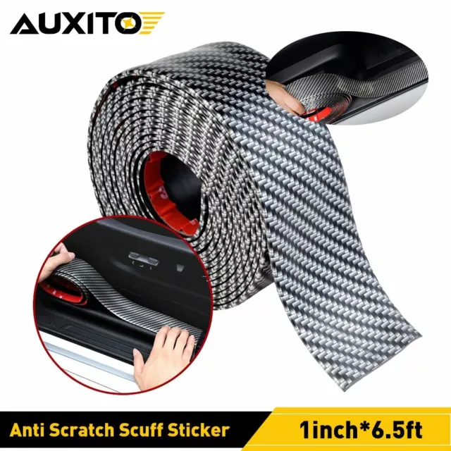 Antiscratch Scuff Car Door Trunk Sill Cover Bumper Sticker Protector Entry Guard