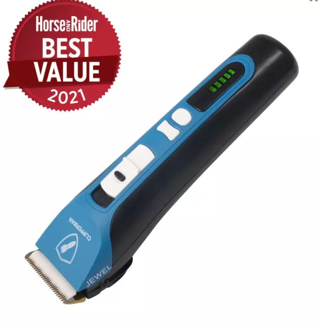 CLIPPERMAN JEWEL TRIMMER Low Noise Cordless for Nervous Horses and dogs