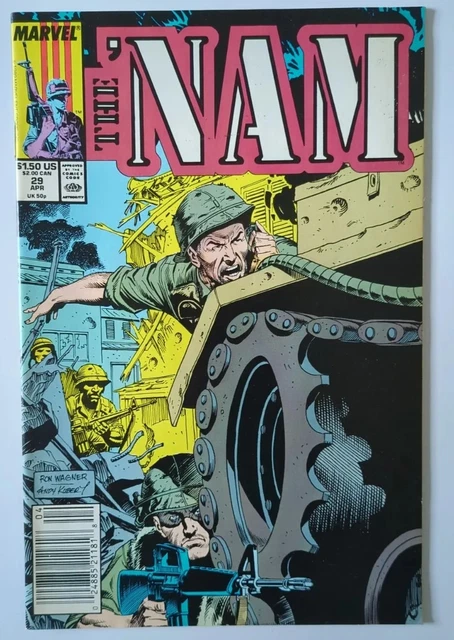The NAM #29 - Newsstand UPC Variant War & Peace Doug Murray Andy Kubert - 1989