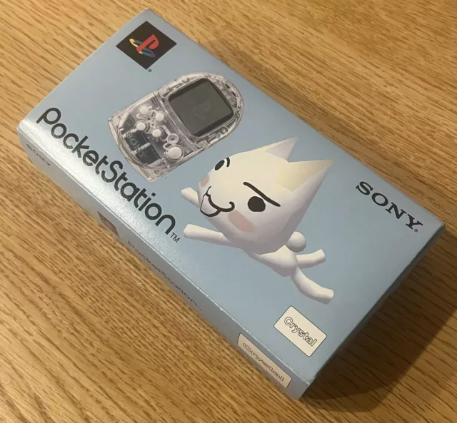 Sony PocketStation PlayStation PS Crystal SCPH-4000 BOX & Manual Japan Toro NEW
