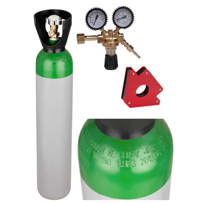 GANT Bouteille ATAL5 MIX Argon 82% CO2 gaz 8L MIG WIG TIG 1200L Soudage GANTS 18% 